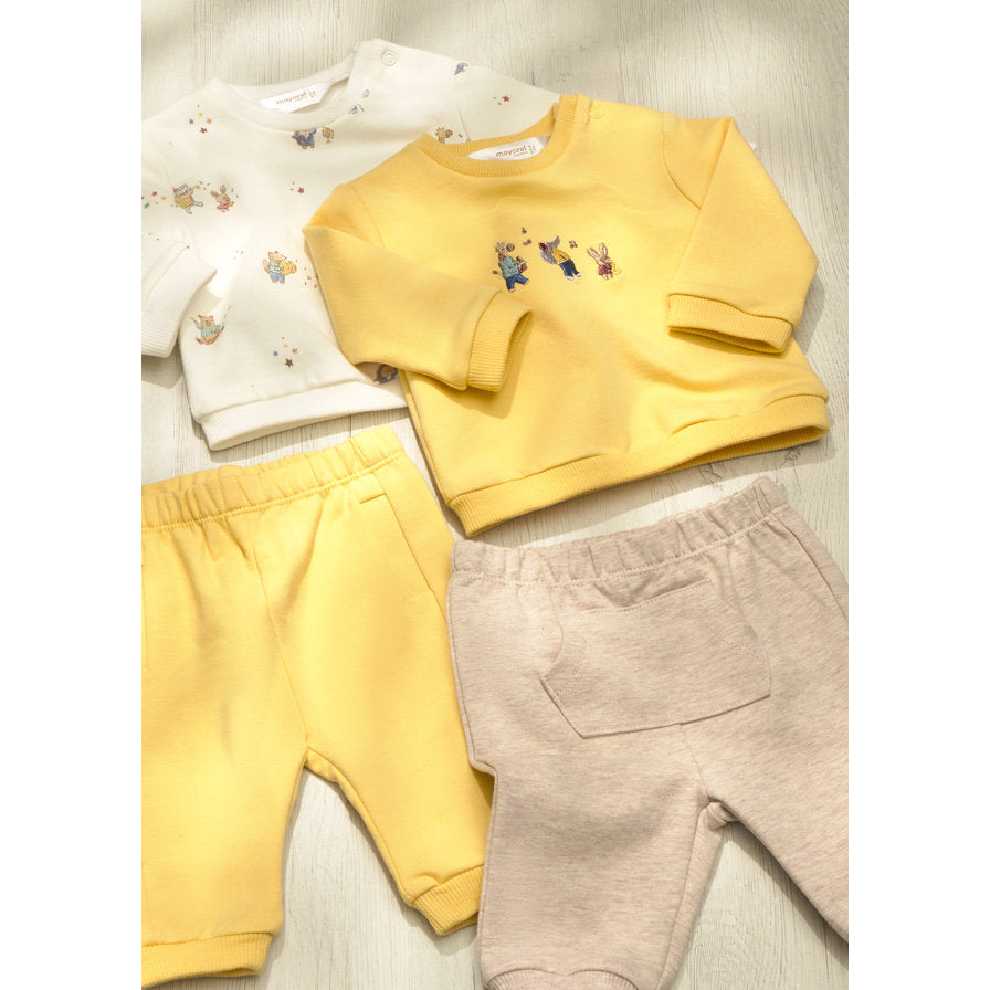 Mayoral Kışlık Erkek Bebek Eşofman 4'lü Set Sarı