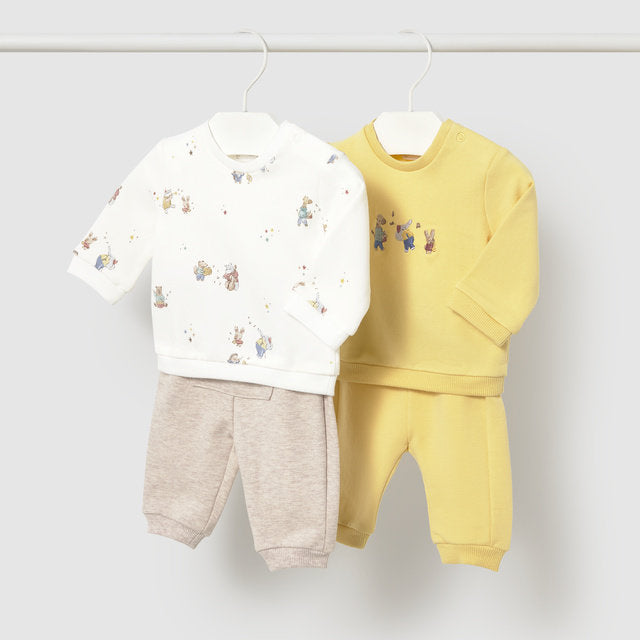 Mayoral Kışlık Erkek Bebek Eşofman 4'lü Set Sarı
