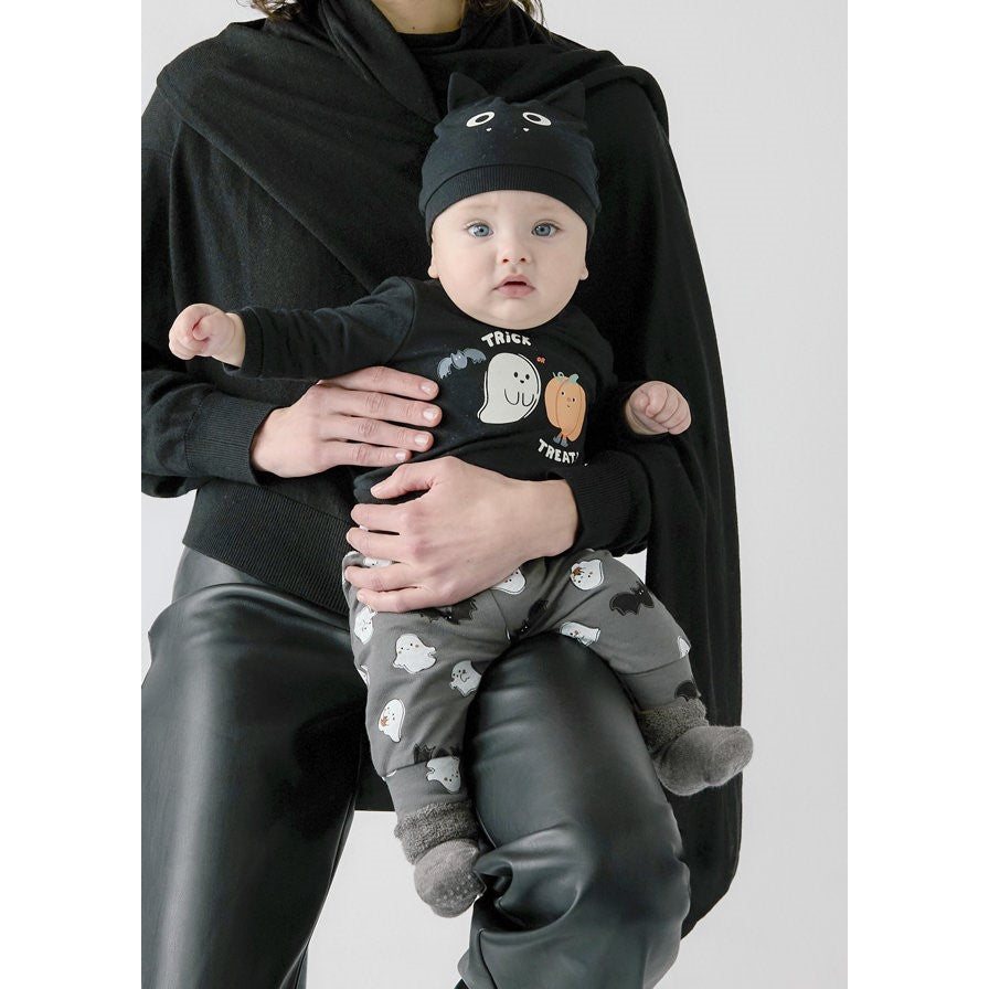 Mayoral Kışlık Bebek Sweatshirt Pantolon 3'lü Set Siyah