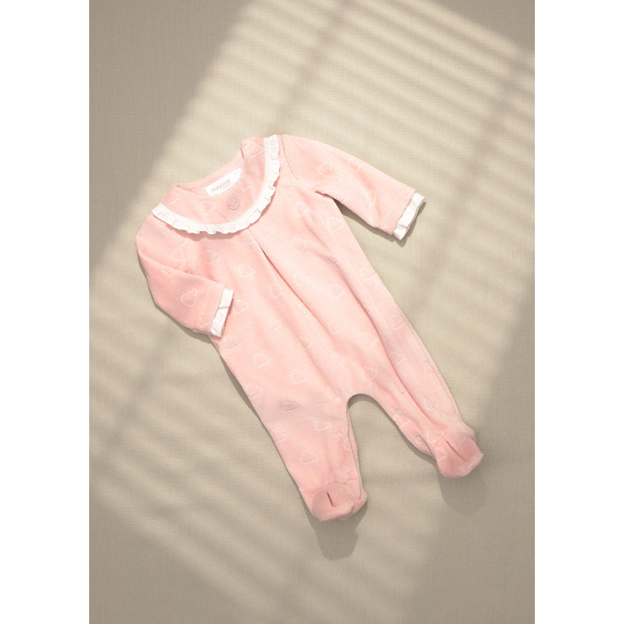 Mayoral Kışlık Kız Bebek Tulum Pembe