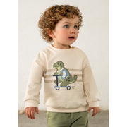 Mayoral Kışlık Erkek Bebek Sweatshirt Eşofman 3'lü Set Yeşil