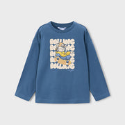Mayoral Kışlık Erkek Uzun Kol T-shirt Mavi