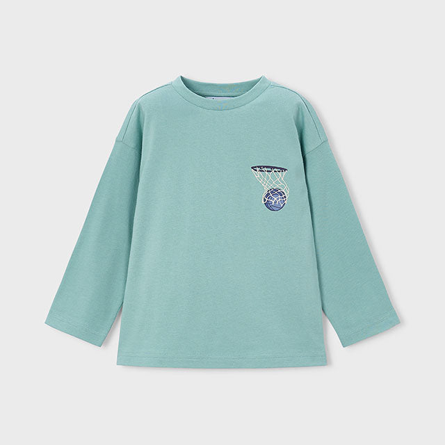 Mayoral Kışlık Erkek Uzun Kol T-shirt Yeşil