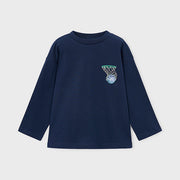 Mayoral Kışlık Erkek Uzun Kol T-shirt Mavi