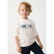 Mayoral Kışlık Erkek Uzun Kol T-shirt Ekru