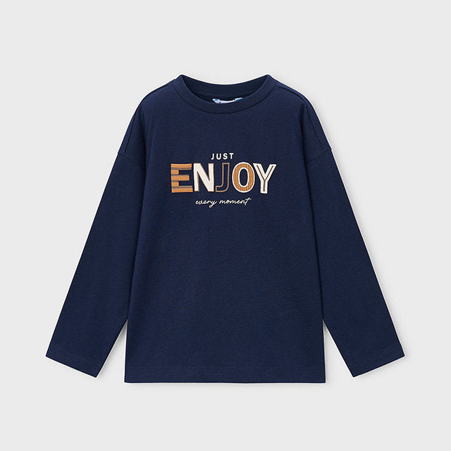 Mayoral Kışlık Erkek Uzun Kol T-shirt Lacivert