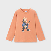 Mayoral Kışlık Erkek Uzun Kol T-shirt Turuncu