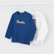 Mayoral Kışlık Erkek Uzun Kol T-shirt İkili Set Lacivert