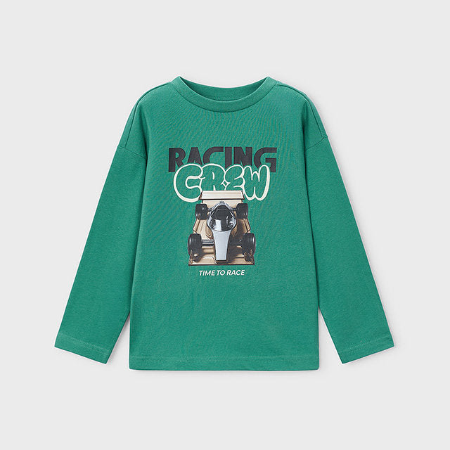 Mayoral Kışlık Erkek Uzun Kol T-shirt Yeşil