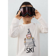 Mayoral Kışlık Erkek Uzun Kol T-shirt Ekru