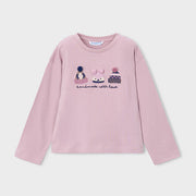Mayoral Kışlık Kız Uzun Kol T-shirt Mor