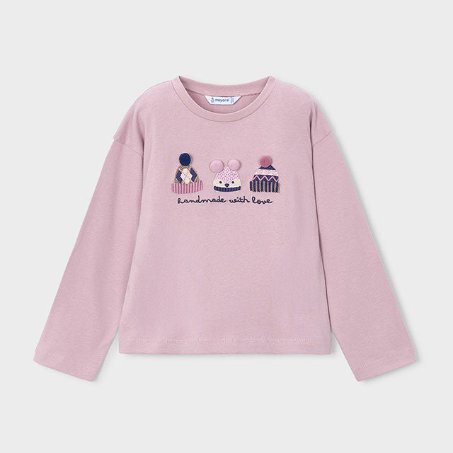 Mayoral Kışlık Kız Uzun Kol T-shirt Mor