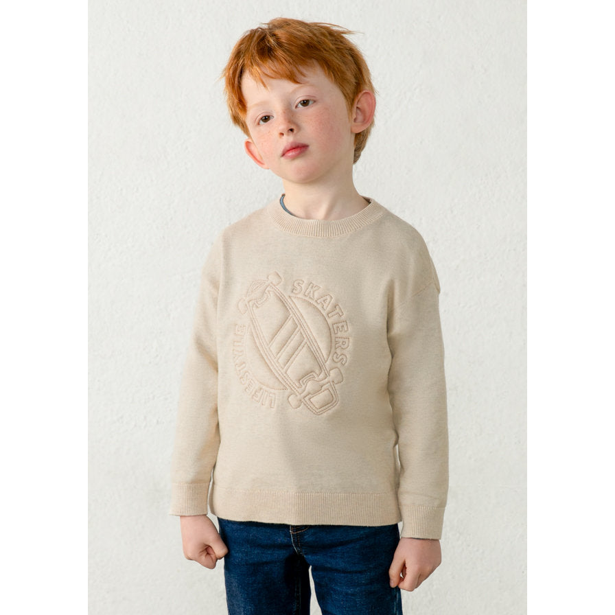 Mayoral Kışlık Erkek Uzun Kol Sweatshirt Bej