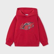 Mayoral Kışlık Erkek Uzun Kol Kapşonlu Sweatshirt Kırmızı