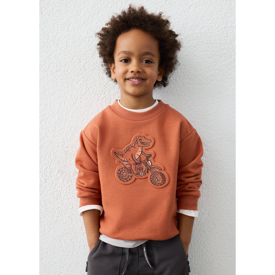 Mayoral Kışlık Erkek Uzun Kol Sweatshirt Kahverengi