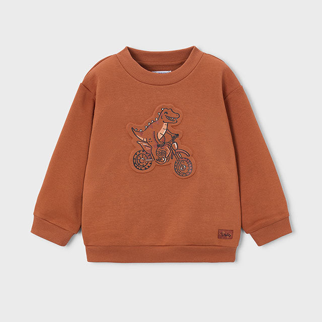 Mayoral Kışlık Erkek Uzun Kol Sweatshirt Kahverengi