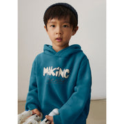 Mayoral Kışlık Erkek Uzun Kol Kapşonlu Sweatshirt Lacivert