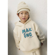Mayoral Kışlık Erkek Uzun Kol Kapşonlu Sweatshirt Bej