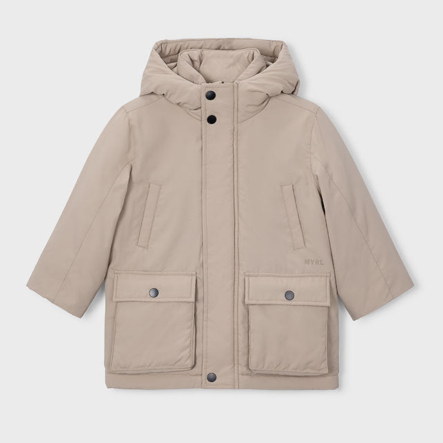 Mayoral Kışlık Erkek Parka Mont Bej