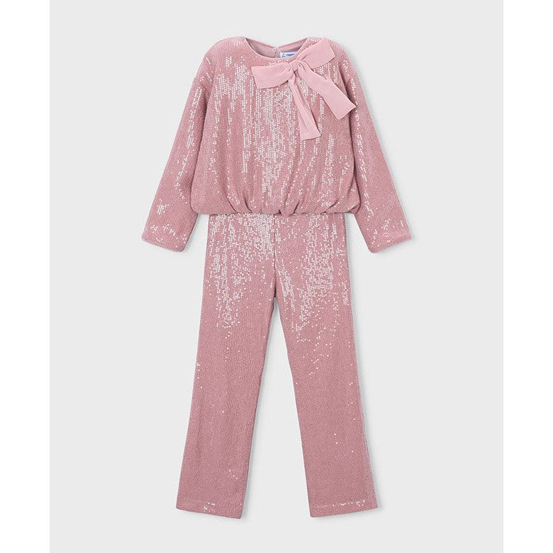 Mayoral Kışlık Kız Bluz Pantolon Set Pembe