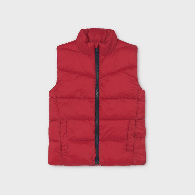 Mayoral Kışlık Erkek Anorak Yelek Sweatshirt Eşofman Set Kırmızı