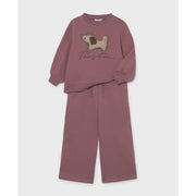 Mayoral Kışlık Kız Sweatshirt Eşofman Set Mor