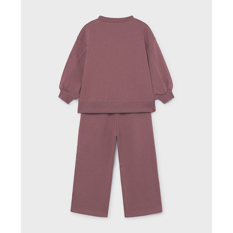Mayoral Kışlık Kız Sweatshirt Eşofman Set Mor
