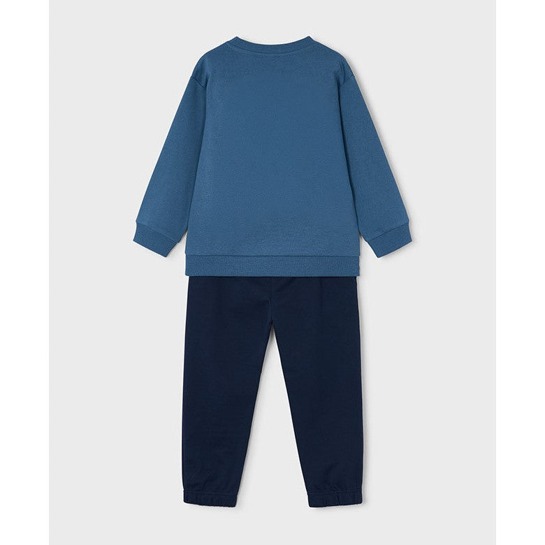 Mayoral Kışlık Erkek Sweatshirt Eşofman Set Mavi