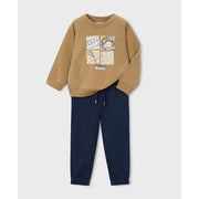 Mayoral Kışlık Erkek Sweatshirt Eşofman Set Bej