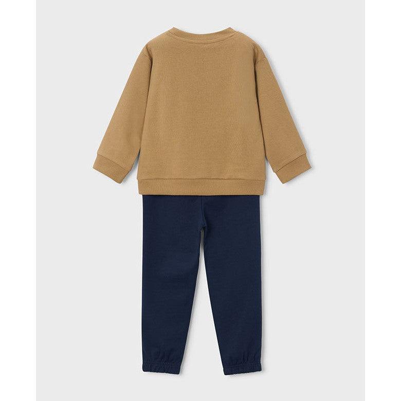 Mayoral Kışlık Erkek Sweatshirt Eşofman Set Bej