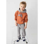 Mayoral Kışlık Erkek Sweatshirt Eşofman Set Kahverengi