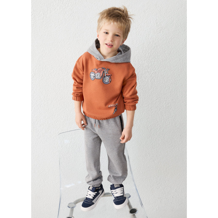 Mayoral Kışlık Erkek Sweatshirt Eşofman Set Kahverengi