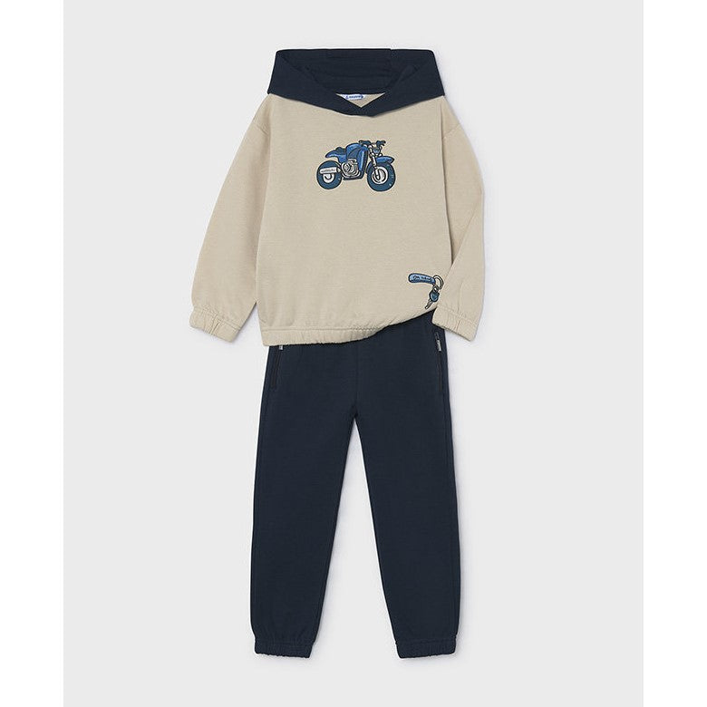Mayoral Kışlık Erkek Sweatshirt Eşofman Set Mavi