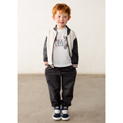Mayoral Kışlık Erkek Sweatshirt Ceket Eşofman Üçlü Set Siyah