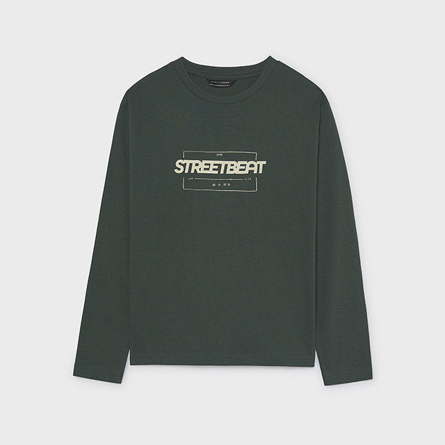 Mayoral Kışlık Erkek Uzun Kol T-shirt 2'li Set Ekru