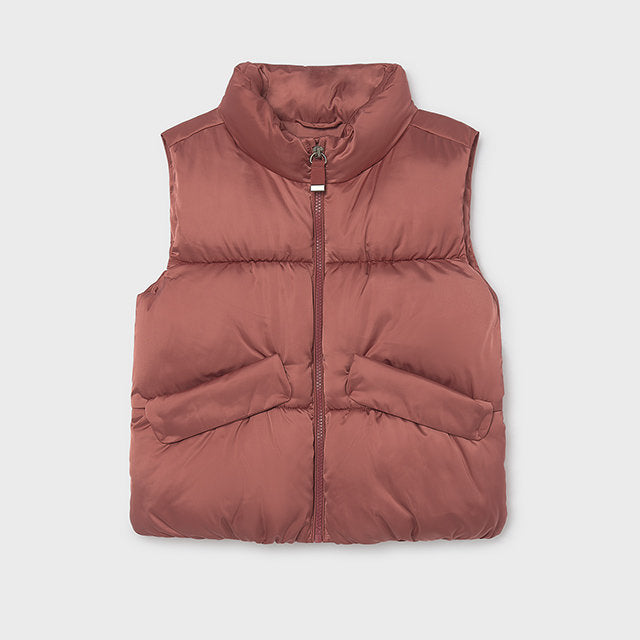 Mayoral Kışlık Kız Anorak Yelek Kahverengi