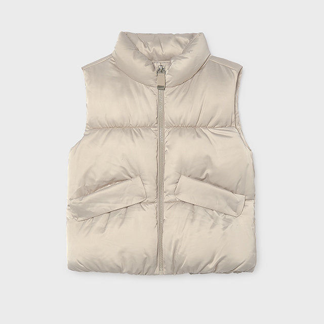 Mayoral Kışlık Kız Anorak Yelek Bej
