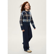 Mayoral Kışlık Kız Örme Sweatshirt Pantolon Set Lacivert