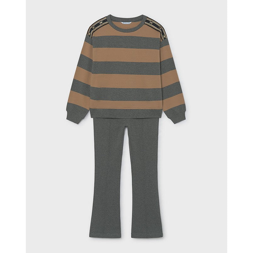 Mayoral Kışlık Kız Sweatshirt Pantolon Set Gri
