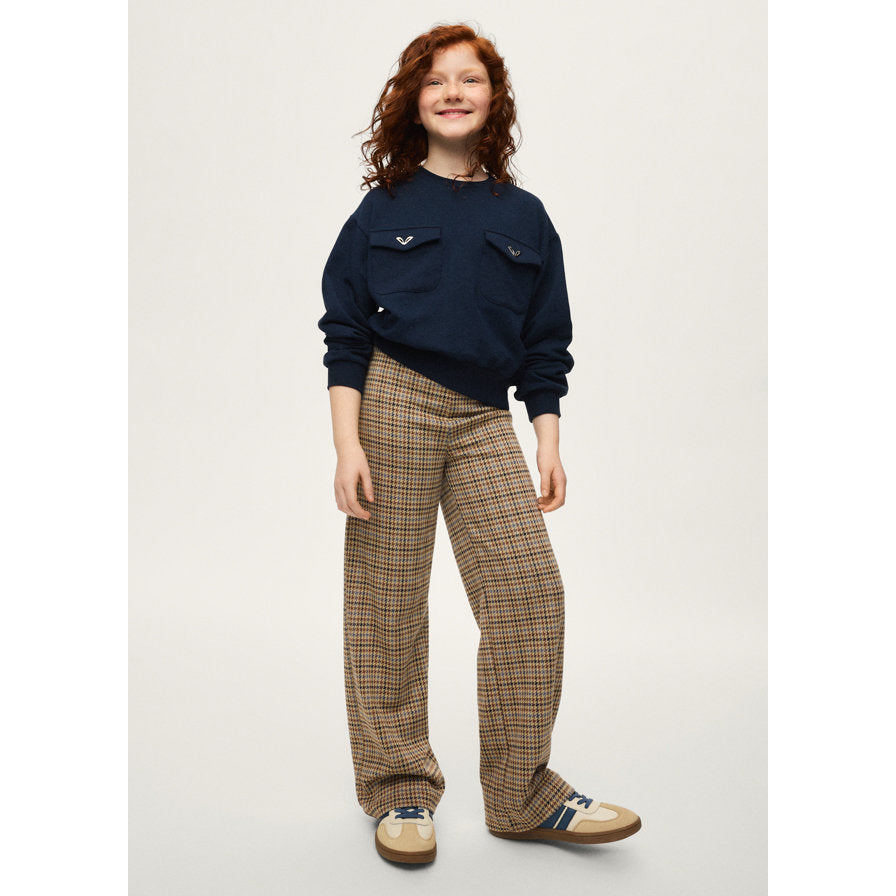 Mayoral Kışlık Kız Sweatshirt Pantolon Set Lacivert