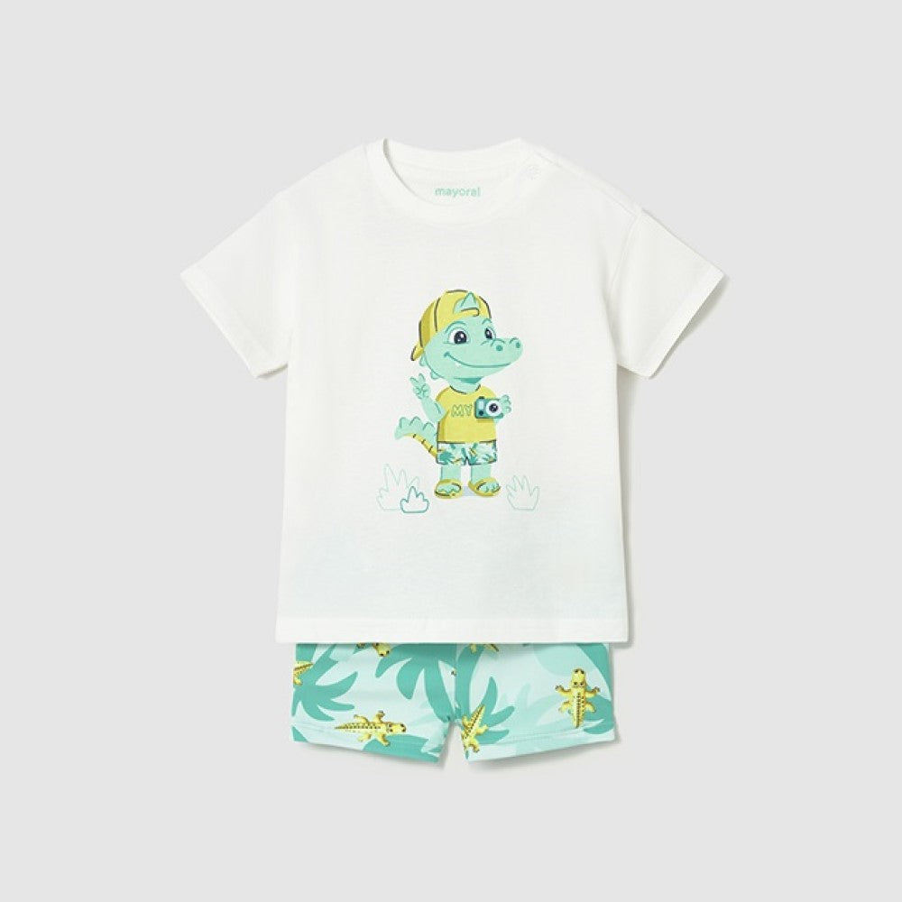 Mayoral Yazlık Erkek Bebek T-shit Mayo 2'li Set Mavi