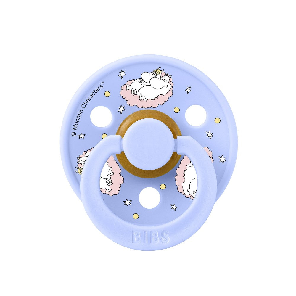 Bibs x Moomin Colour Dreaming Friends Hush Kauçuk Emzik 0-6 Ay Mavi