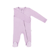 Bebesense Bambu Ayaklı Tulum Mor