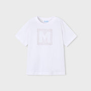 Mayoral Yazlık Erkek Kısa Kol T-shirt Beyaz