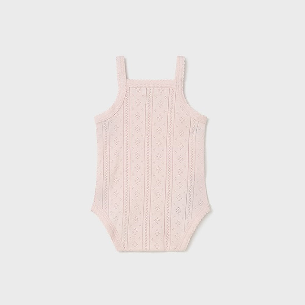 Mayoral Yazlık Kız Bebek Kolsuz Body Pembe