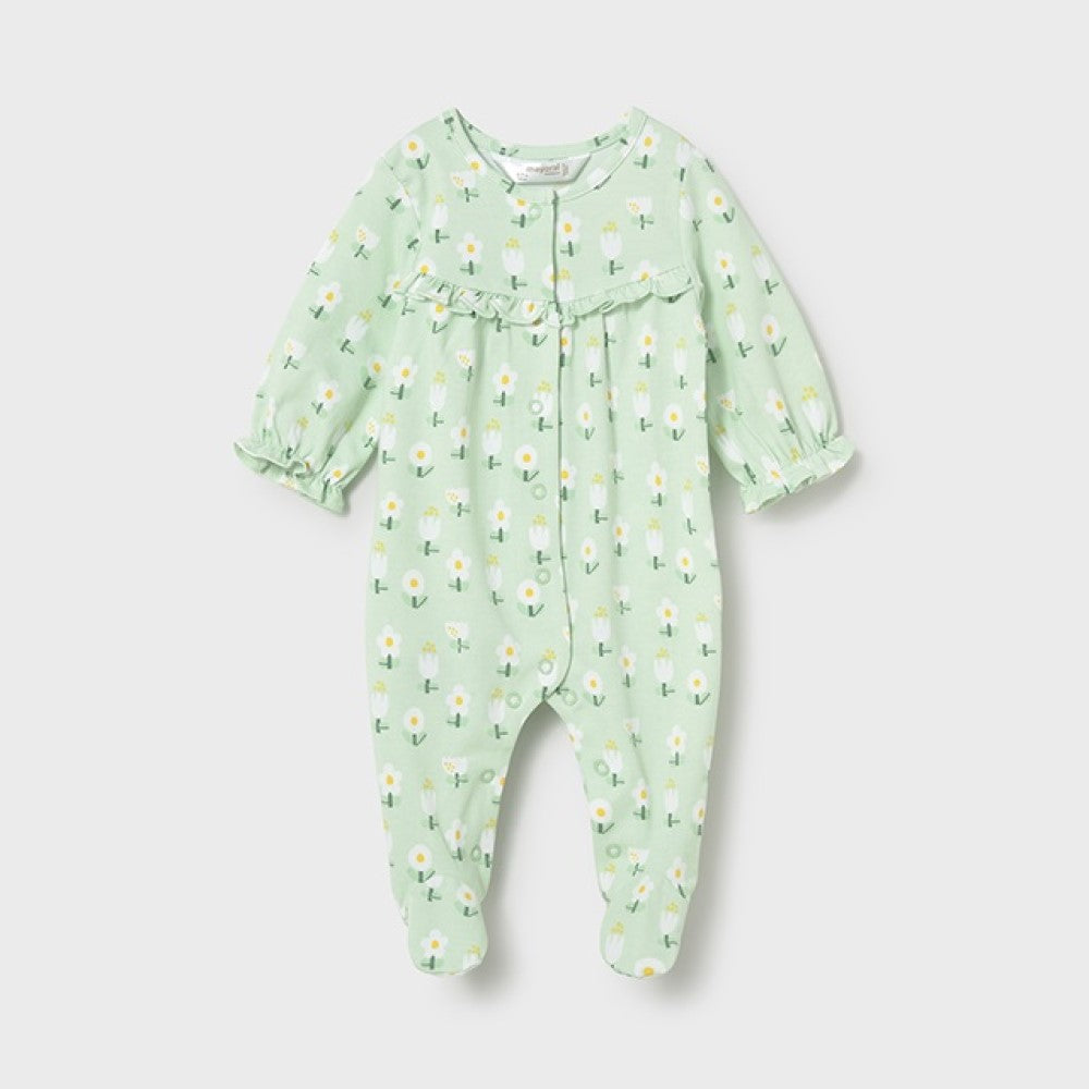 Mayoral Yazlık Kız Bebek Uzun Tulum 2'li Set Yeşil