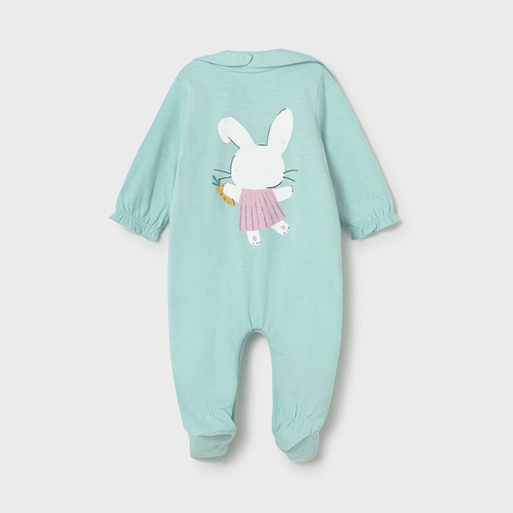 Mayoral Yazlık Kız Bebek Uzun Tulum Önlük Set Yeşil