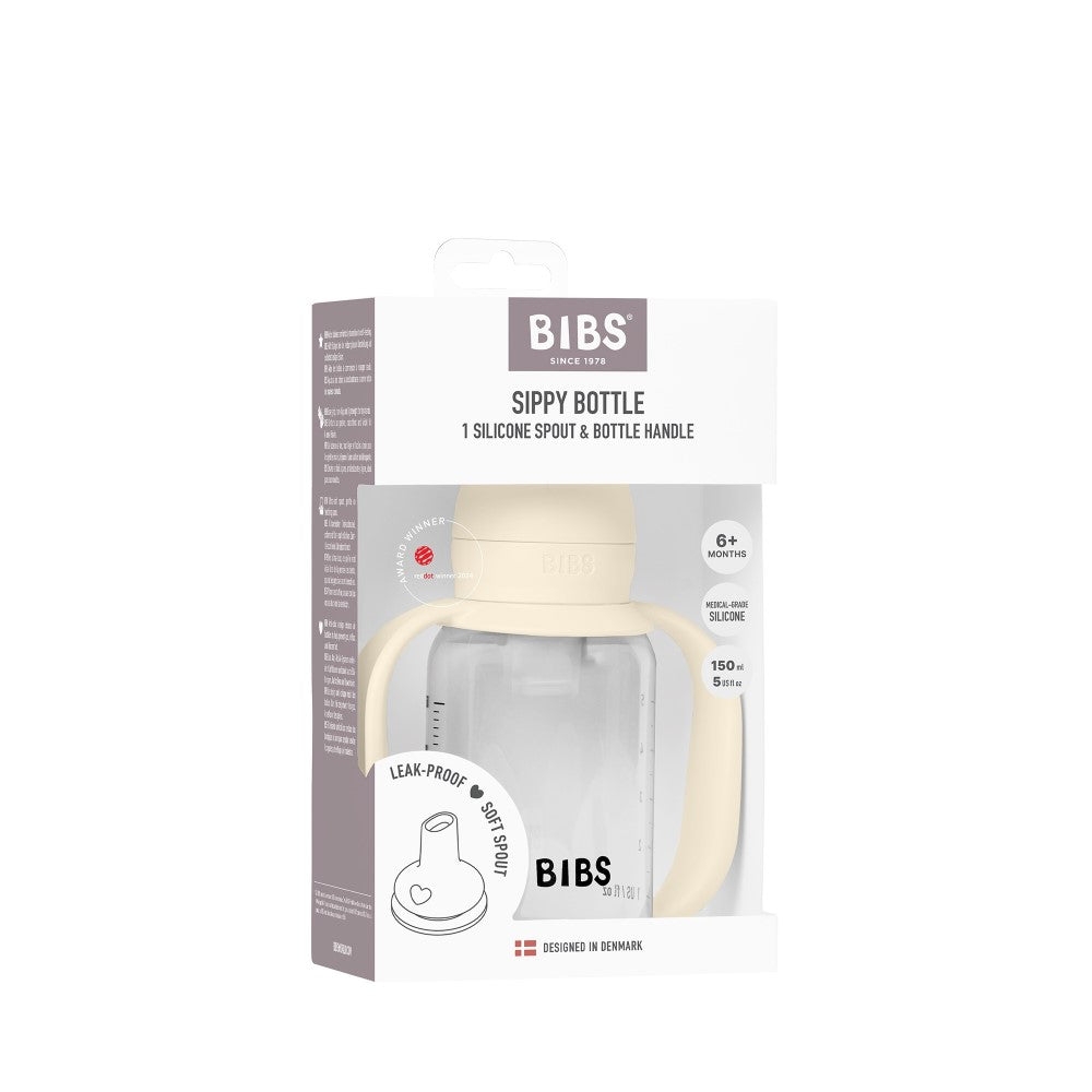 Bibs Baby Sippy Bottle Alıştırma Bardağı Ivory 150 ml