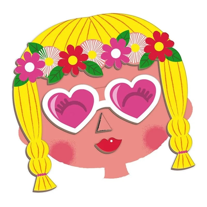 Janod Mıknatıslı Oyun Kitabı Çılgın Yüzler