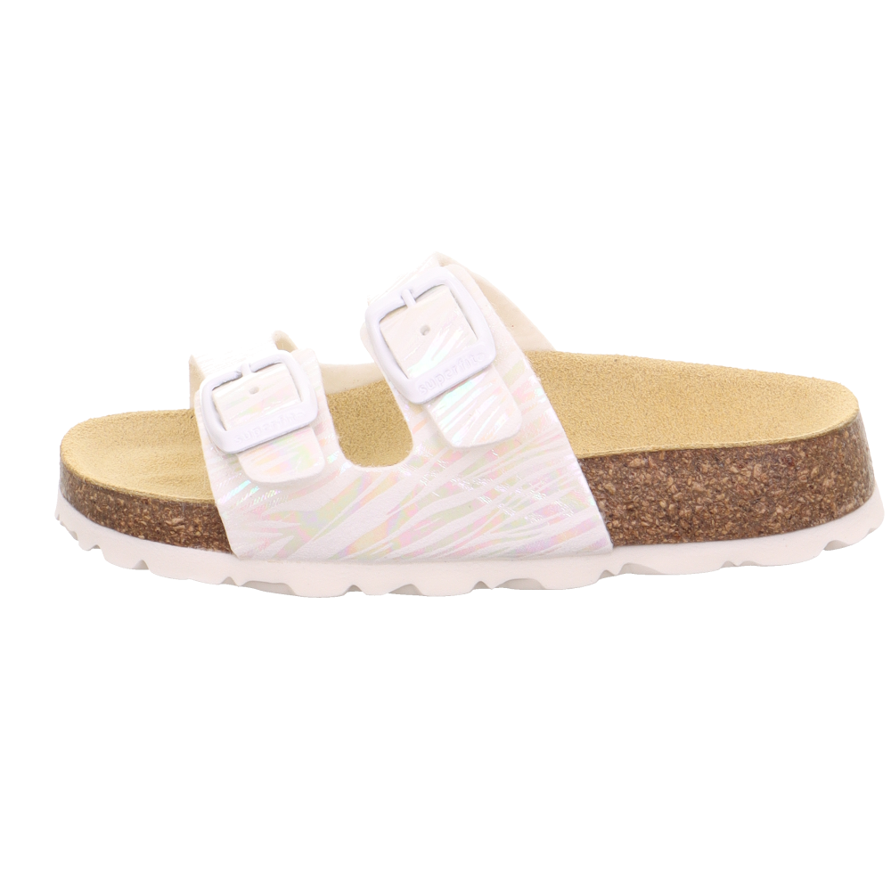 SuperFit Yazlık Kız Çocuk Terlik Beyaz